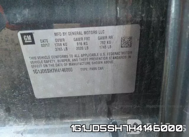 1G1JD5SH7H4146000 фото 9