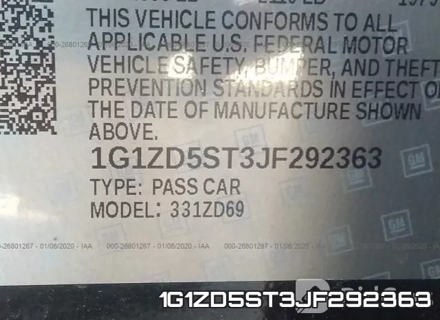 1G1ZD5ST3JF292363 фото 10