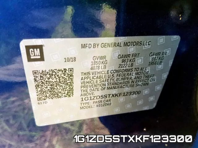 1G1ZD5STXKF123300 фото 2