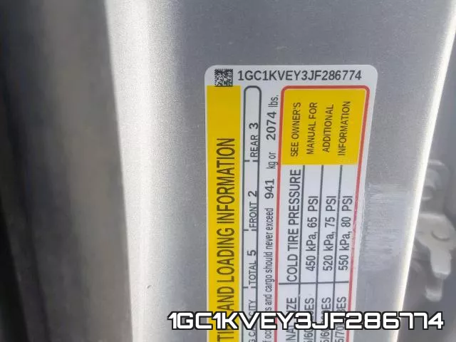 1GC1KVEY3JF286774 фото 2