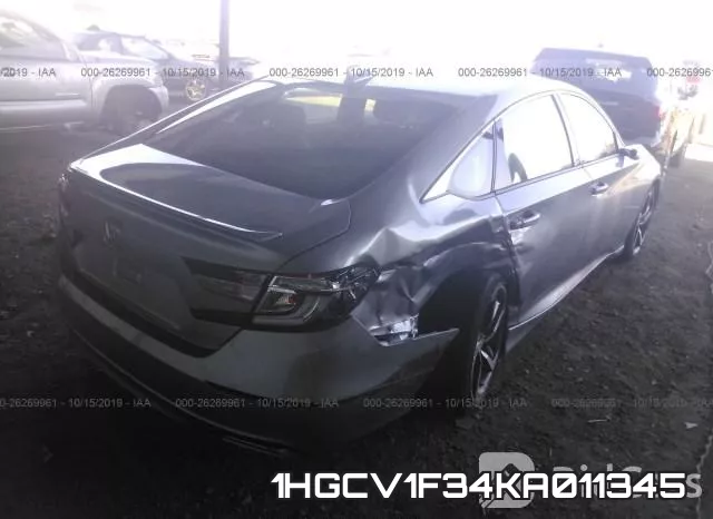 1HGCV1F34KA011345 фото 4