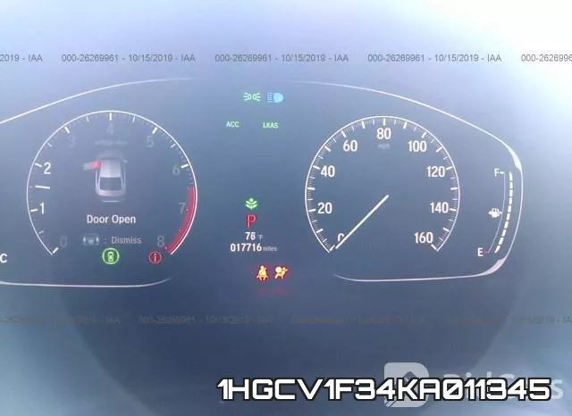 1HGCV1F34KA011345 фото 7