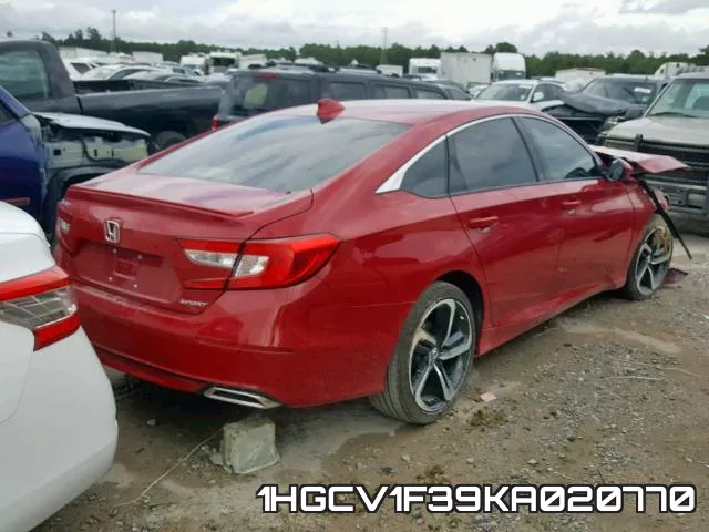 1HGCV1F39KA020770 фото 2