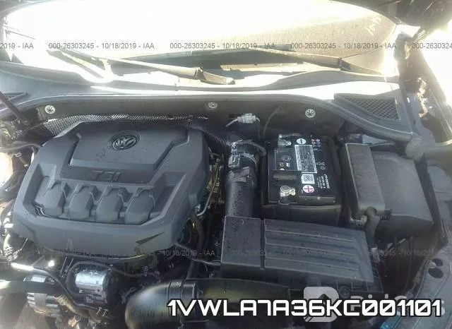 1VWLA7A36KC001101 фото 2