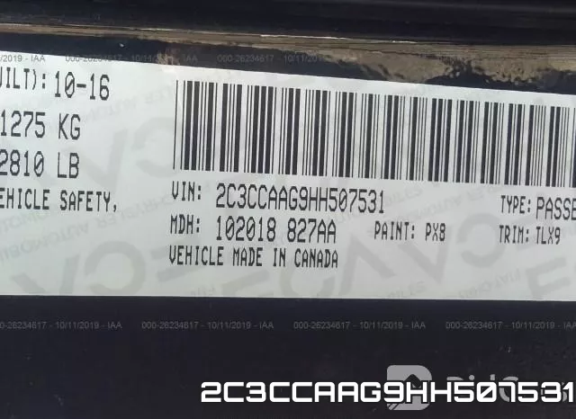2C3CCAAG9HH507531 фото 10