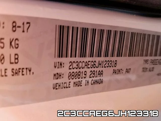 2C3CCAEG6JH123318 фото 2