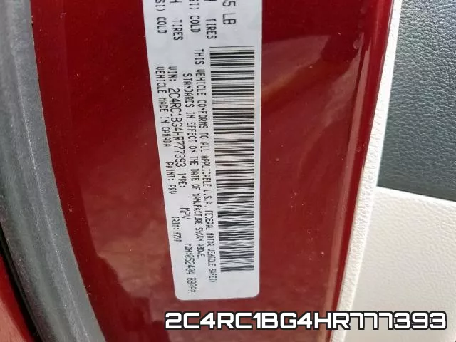 2C4RC1BG4HR777393 фото 2
