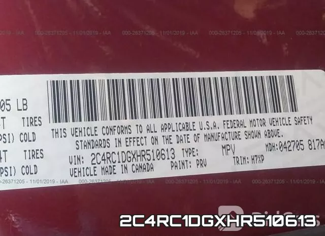 2C4RC1DGXHR510613 фото 10