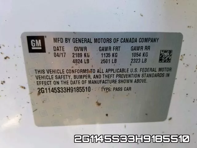 2G1145S33H9185510 фото 2
