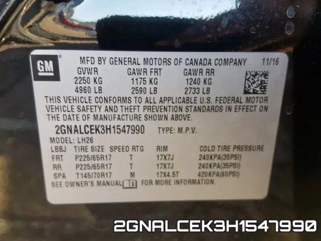 2GNALCEK3H1547990 фото 2