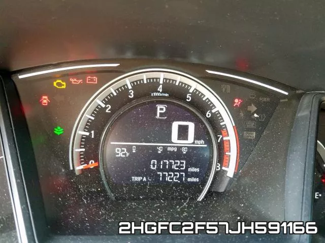 2HGFC2F57JH591166 фото 9