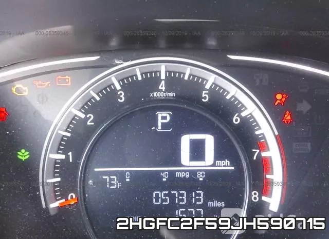 2HGFC2F59JH590715 фото 7