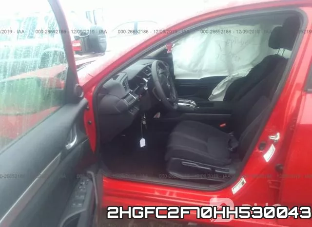 2HGFC2F70HH530043 фото 5