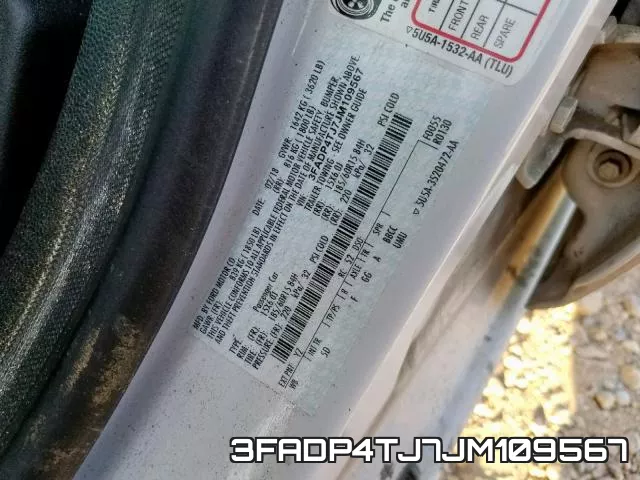 3FADP4TJ7JM109567 фото 2