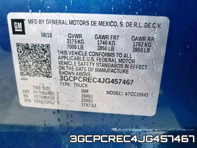 3GCPCREC4JG457467 фото 2