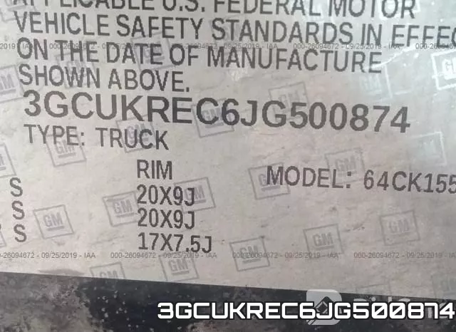 3GCUKREC6JG500874 фото 9