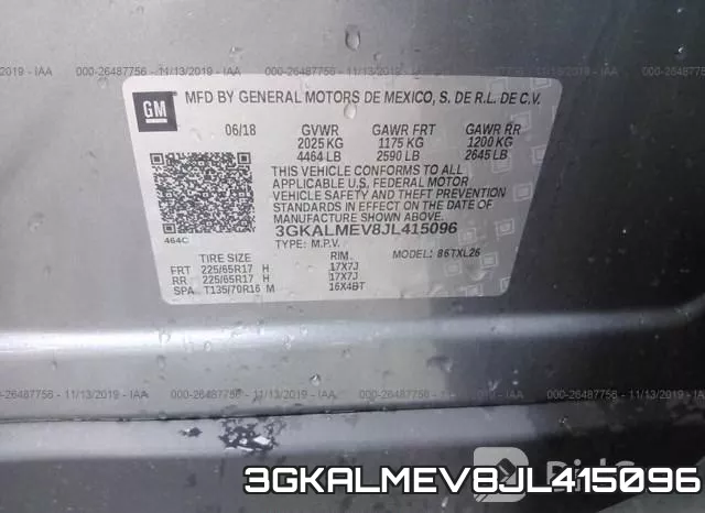 3GKALMEV8JL415096 фото 9