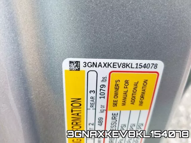 3GNAXKEV8KL154078 фото 2