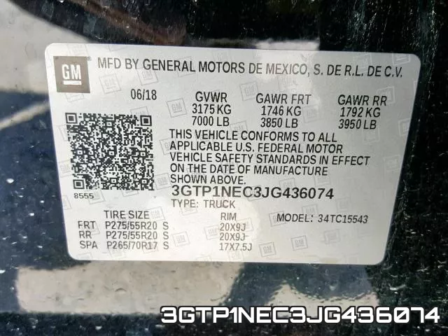 3GTP1NEC3JG436074 фото 2