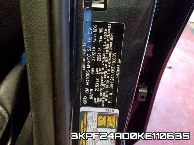 3KPF24AD0KE110635 фото 2