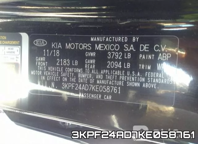 3KPF24AD7KE058761 фото 9