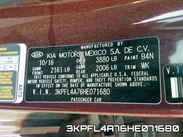 3KPFL4A76HE071680 фото 2
