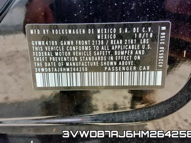 3VWDB7AJ6HM264258 фото 2