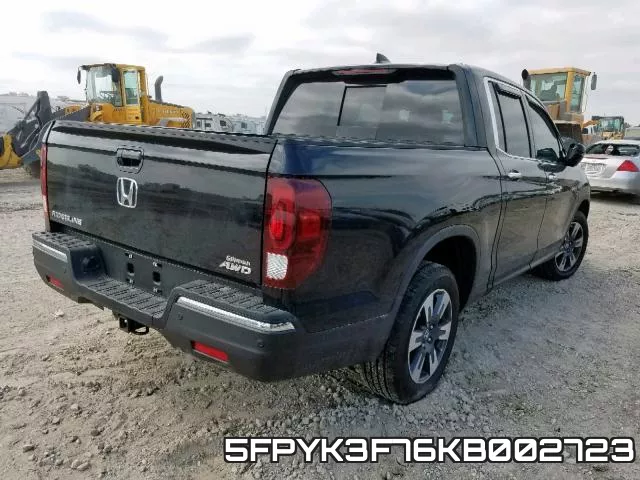 5FPYK3F76KB002723 фото 5