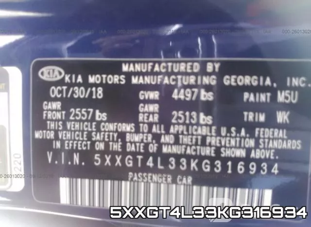 5XXGT4L33KG316934 фото 10