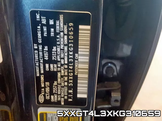 5XXGT4L3XKG310659 фото 2