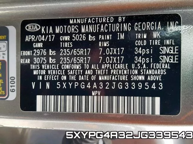 5XYPG4A32JG339543 фото 2