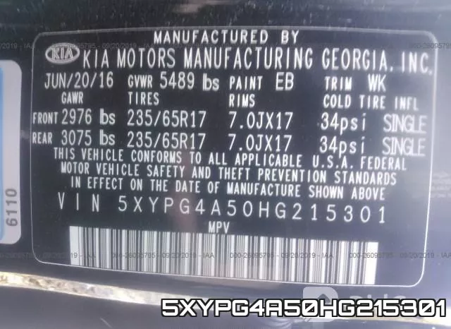 5XYPG4A50HG215301 фото 8