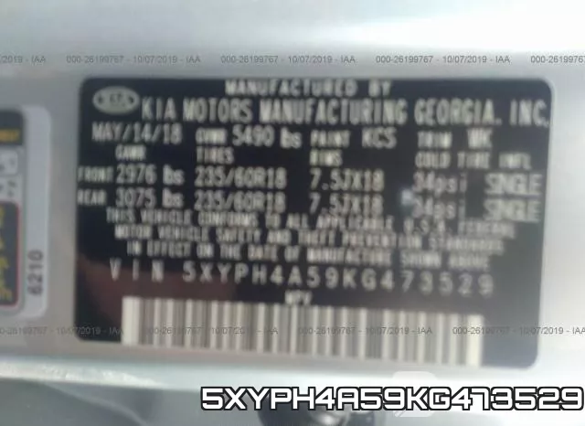 5XYPH4A59KG473529 фото 8