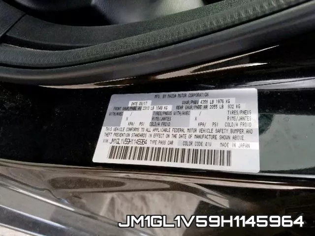 JM1GL1V59H1145964 фото 2