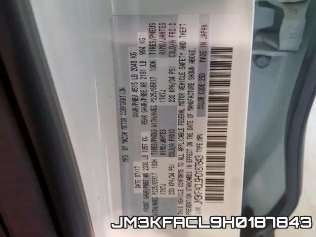 JM3KFACL9H0187843 фото 2
