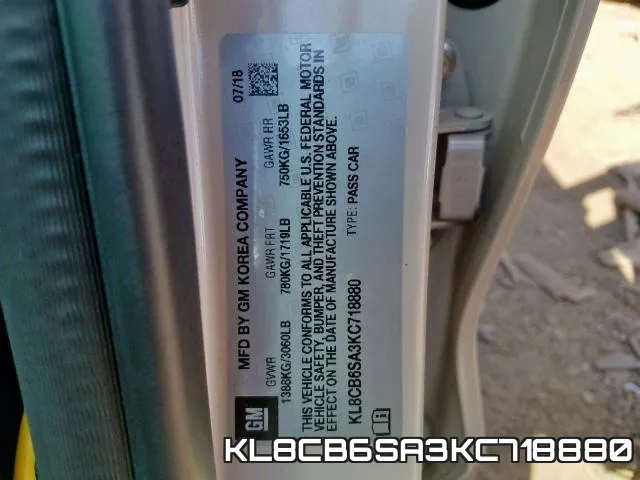 KL8CB6SA3KC718880 фото 2