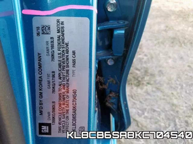 KL8CB6SA8KC704540 фото 2