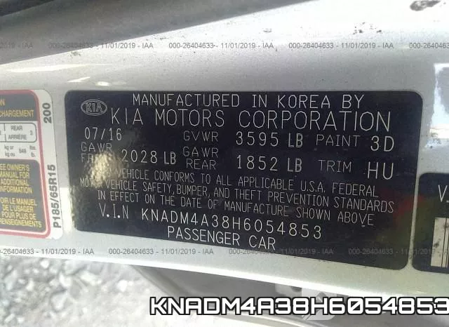 KNADM4A38H6054853 фото 10