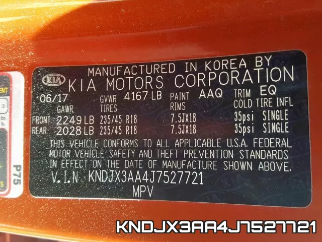 KNDJX3AA4J7527721 фото 2