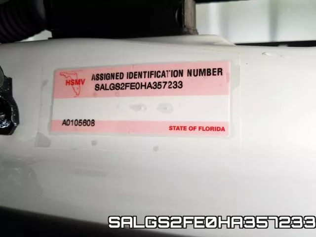 SALGS2FE0HA357233 фото 2
