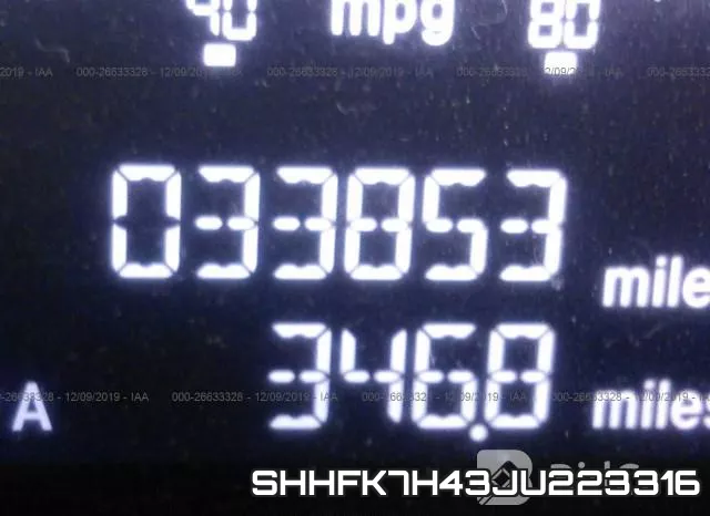 SHHFK7H43JU223316 фото 7