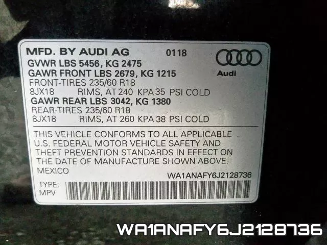 WA1ANAFY6J2128736 фото 2