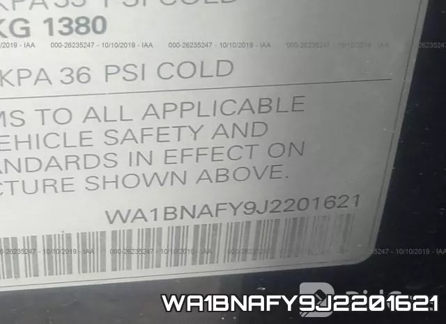 WA1BNAFY9J2201621 фото 8