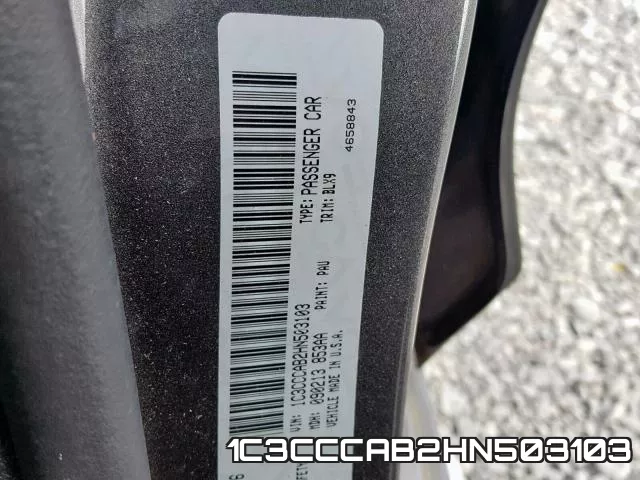 1C3CCCAB2HN503103 фото 2