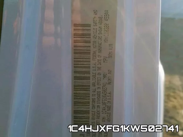 1C4HJXFG1KW502741 фото 2