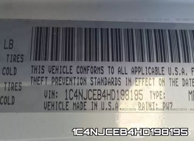 1C4NJCEB4HD198195 фото 9
