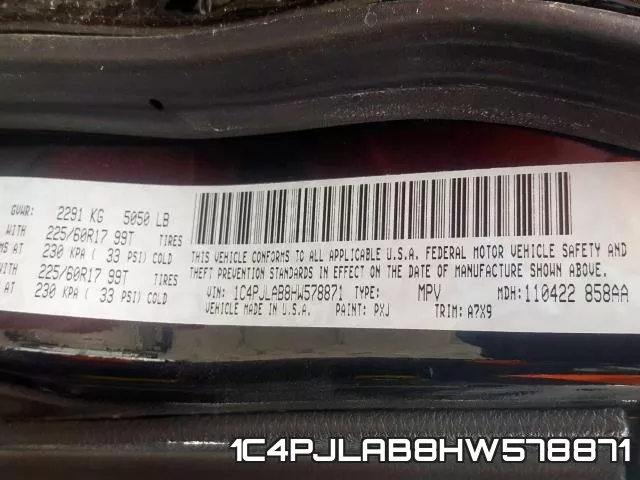1C4PJLAB8HW578871 фото 2