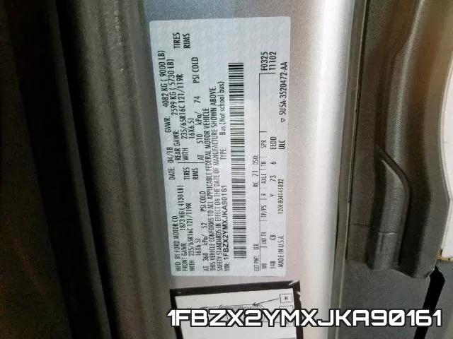 1FBZX2YMXJKA90161 фото 2