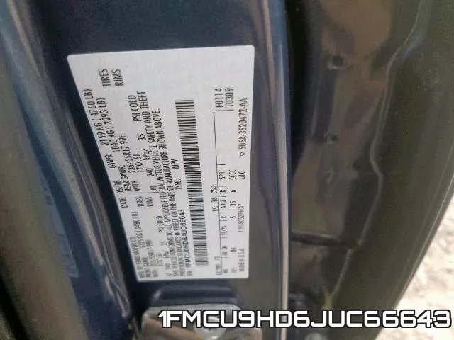 1FMCU9HD6JUC66643 фото 12