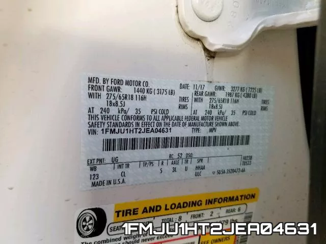 1FMJU1HT2JEA04631 фото 2